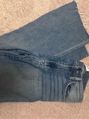 Hudson Jeans Women's Medium Blue Wide Leg Flare Denim